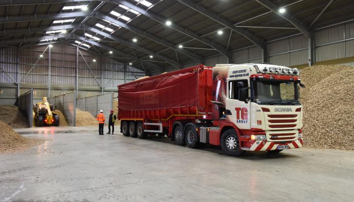 Part of TG Group's new £4.5 million biomass plant and drying warehouse Biomass plant