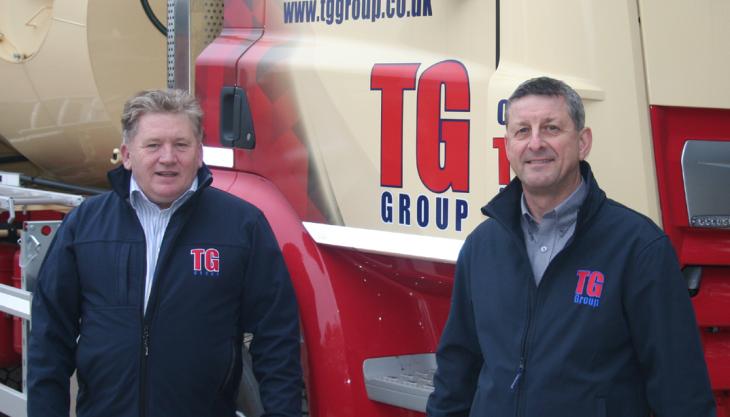 L-R: TG Concrete’s general manager, Dave Morris, welcomes Paul Redmond to the team Dave Morris and Paul Redmond