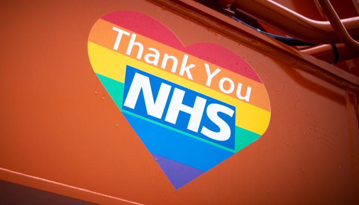 Thank You NHS decal Thank You NHS