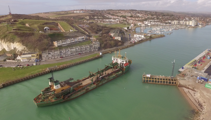 Britannia Beaver leaving Newhaven Port Britannia Beaver