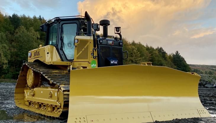 The Sirius Group's new Cat D6XE dozer Cat D6XE dozer