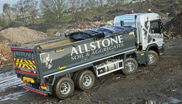 Allstone’s new Harsh-equipped tipper Allstone’s new Harsh-equipped tipper