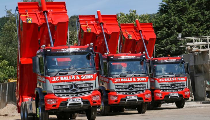 JC Balls & Sons opt for Thompsons Stonemaster bodies Thompsons stonemaster tipper bodies