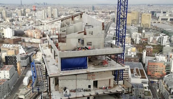 Tours Duo under construction CEMEX Tours Duo