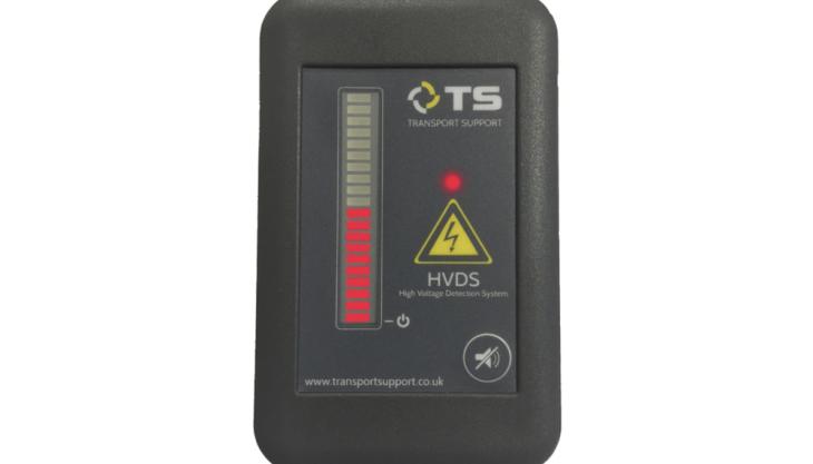 New overhead high voltage cable detection system incorporating Transport Support’s latest TSafe technology Overhead high-voltage cable detection system