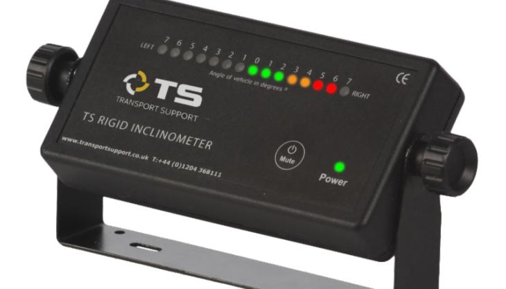 Transport Support's rigid tipper inclinometer