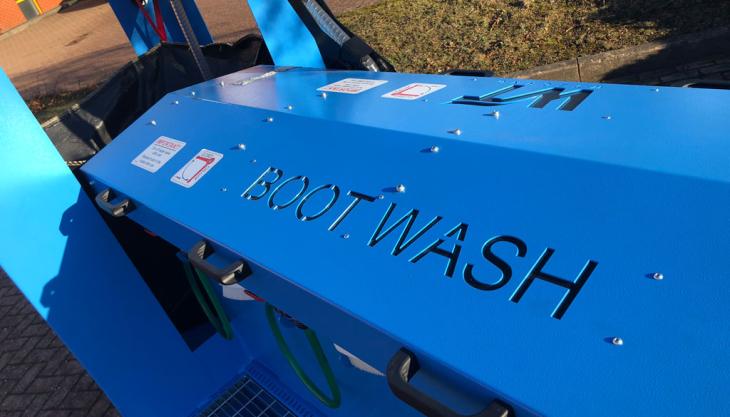 Trime X-BOOT footwear wash system Trime footwear wash system