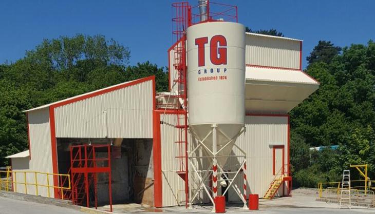 Tudor Griffiths upgrade Bangor concrete plant Concrete plant