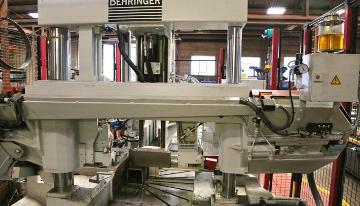 Twiggs reduce turnaround times with new Behringer steel saw Behringer HBP310-403GA steel saw