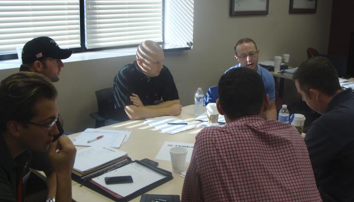 Product development work sessions at a recent TWS forum Product development work sessions at a recent TWS forum