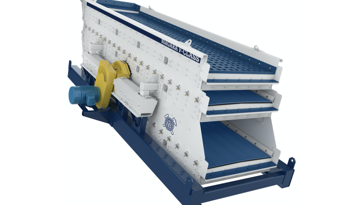 Updated Niagara F-Class vibrating screen Updated Niagara F-Class vibrating screen
