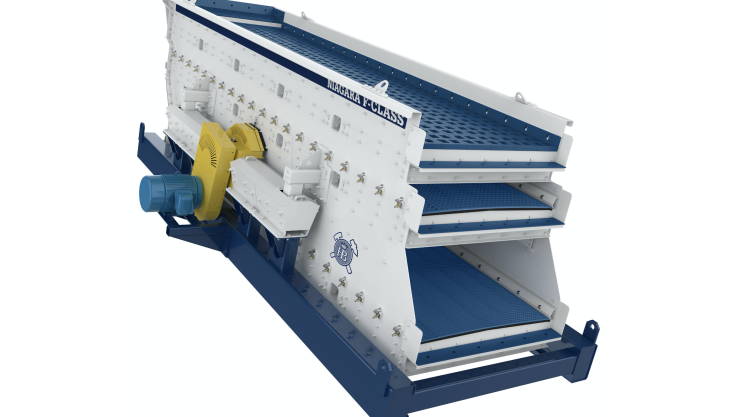 Updated Niagara F-Class vibrating screen 