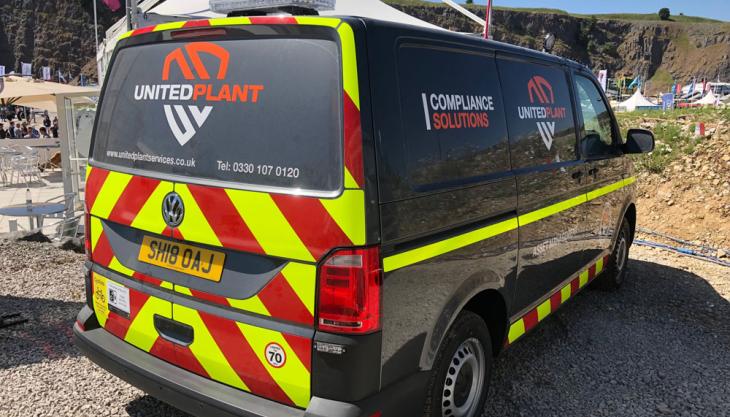 United Plant say their attendance at Hillhead 2018 ‘more than delivered’, successfully providing them with a platform to showcase their new state-of-the-art compliance vehicles and fresh identity United Plant Services van