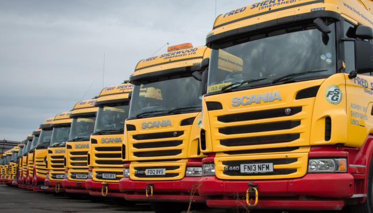 Fred Sherwood cuts vehicle downtime with new Vacu-Lug tyre-management contract Fred Sherwood trucks