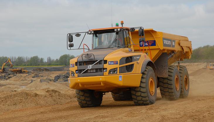 Volvo A40G articulated dumptruck