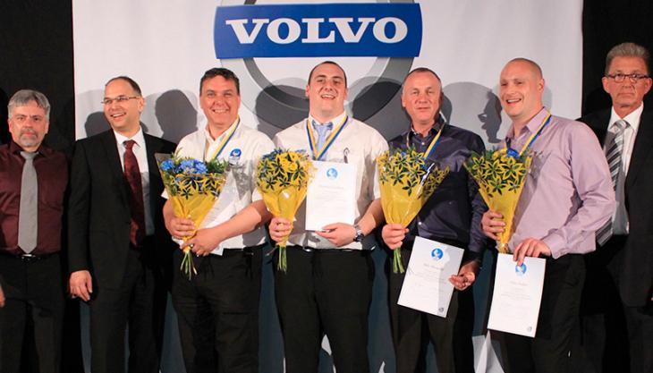 Volvo CE's UK customer support centre win Volvo Global Masters competition