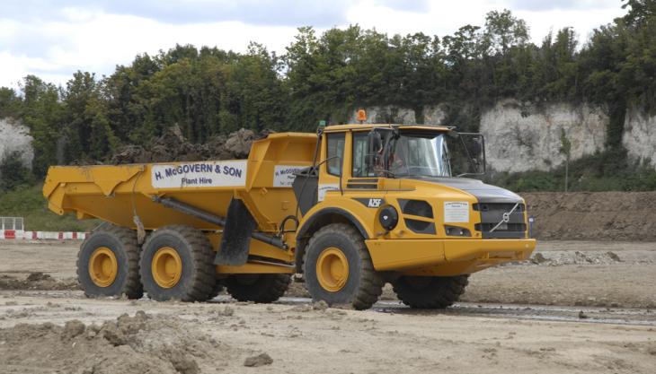 Volvo A25F articulated dumptruck