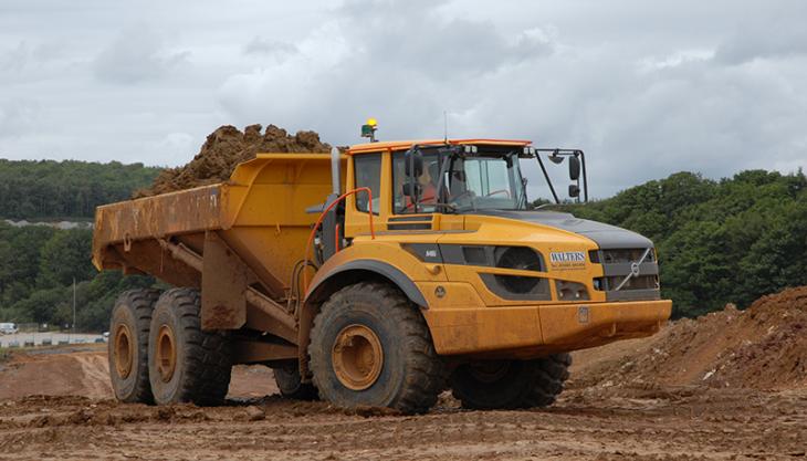 Volvo A40G articulated dumptruck