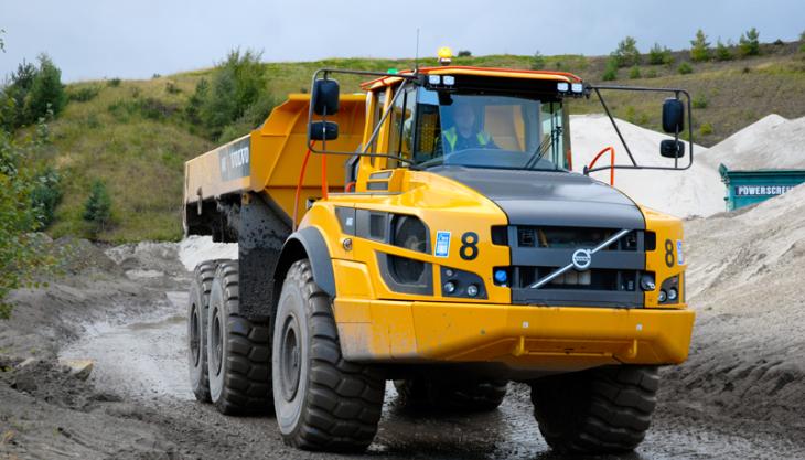 Volvo A40G articulated dumptruck