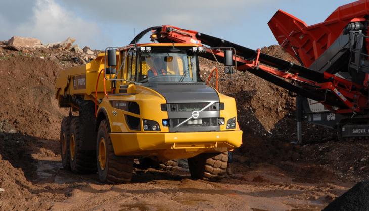 Volvo A25G dumptruck