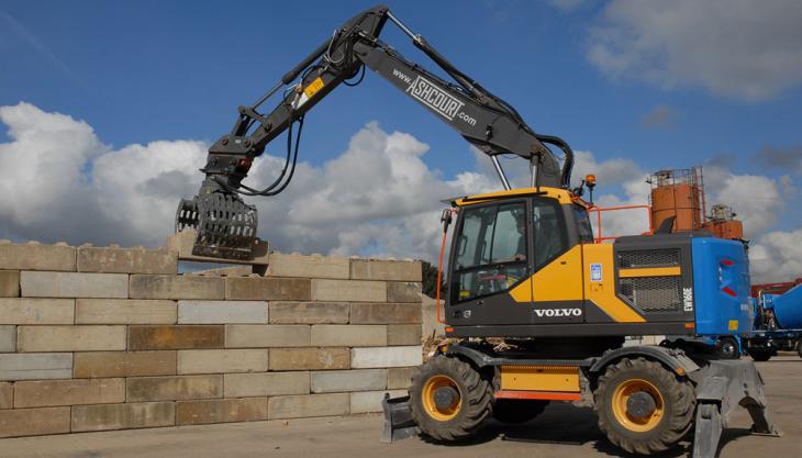 Volvo EW160E wheeled excavator Volvo EW160E wheeled excavator