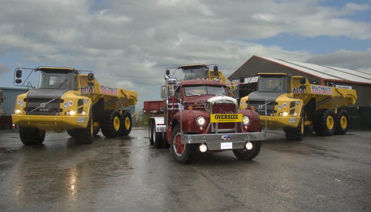 Volvo A30F articulated dumptrucks