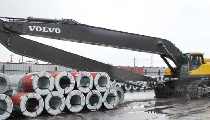 Volvo CE to acquire specialist firm CeDe CeDe long-reach excavator boom