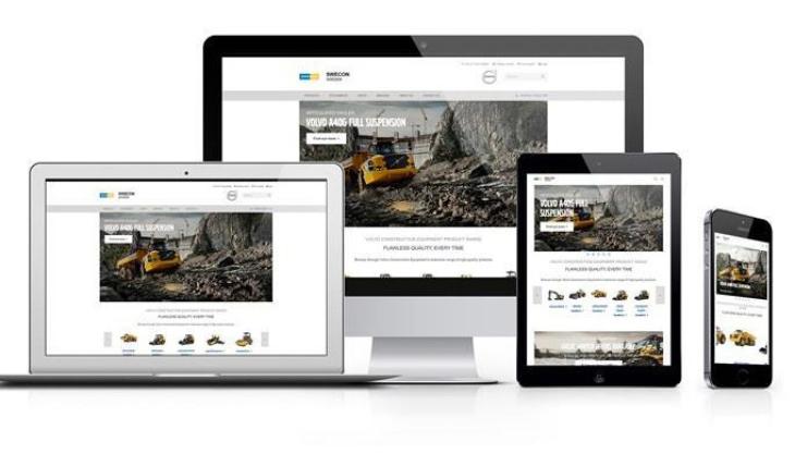 Volvo CE launch new global website Volvo CE website