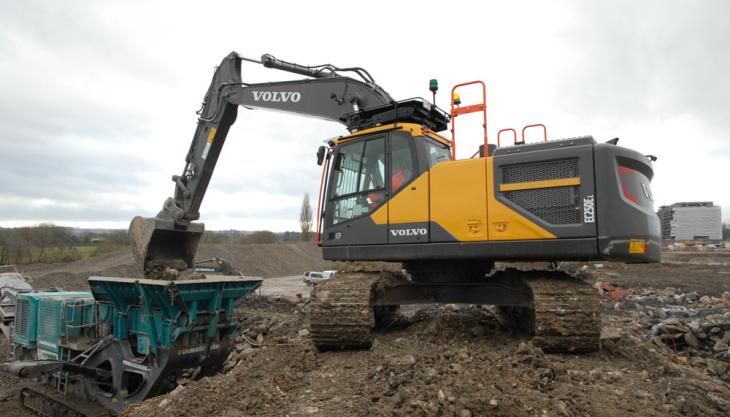 Volvo EC250E excavator