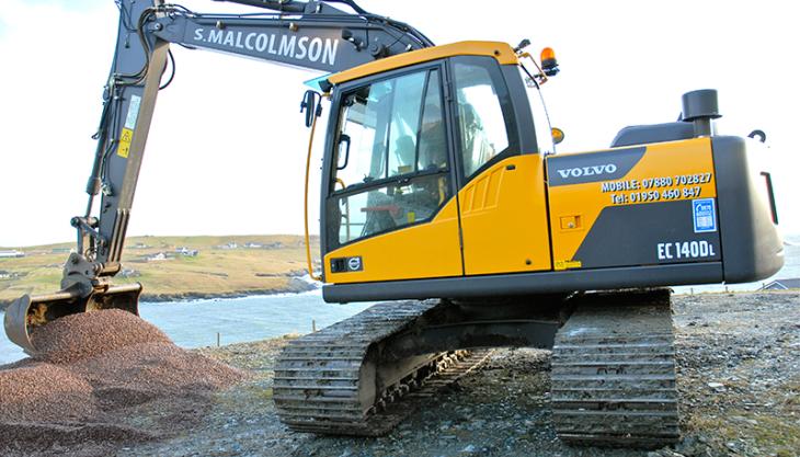 Volvo EC140D excavator