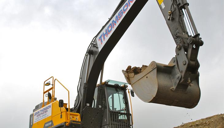 Volvo EC220E excavator