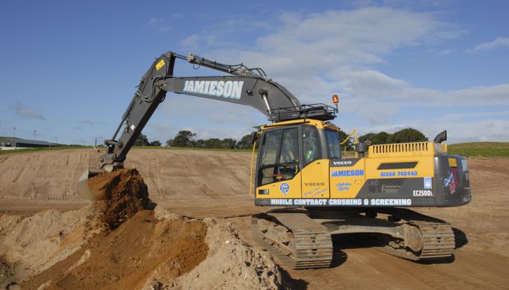 Volvo EC250D excavator