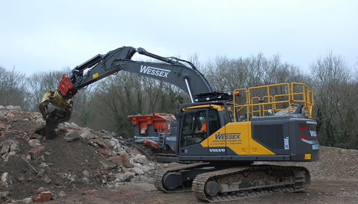 Volvo EC300E excavator