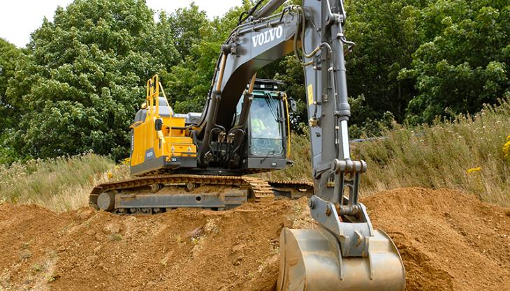 Volvo EC380E excavator