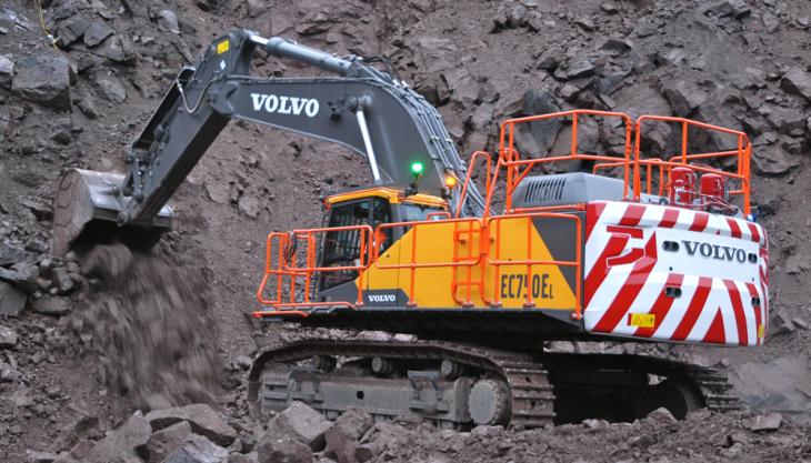 Wainwright's new Volvo EC705E excavator Volvo EC705E excavator