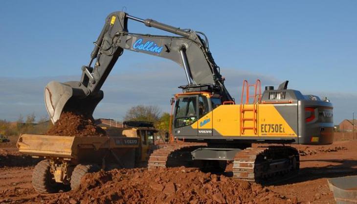 Volvo EC750E excavator Volvo EC750E excavator
