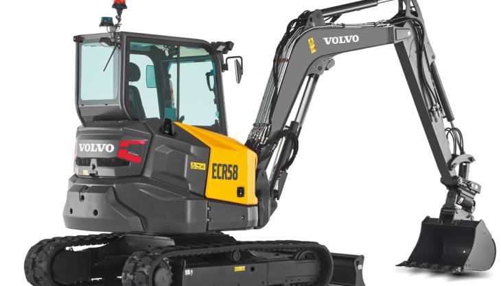 Volvo ECR58 Generation F excavator Volvo ECR58 Generation F excavator
