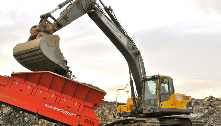 Volvo excavator