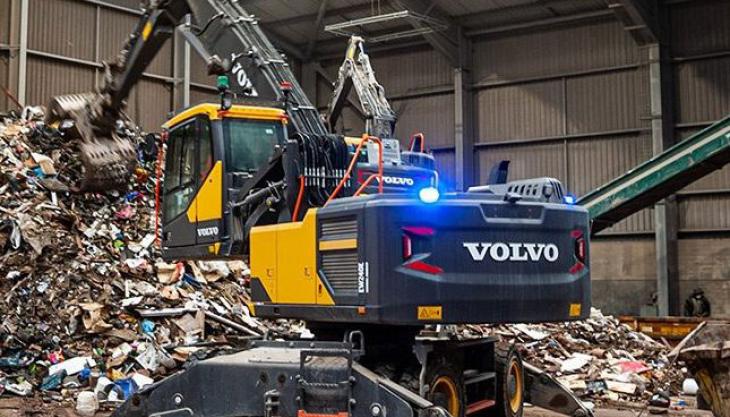 Volvo EW240E materials handler