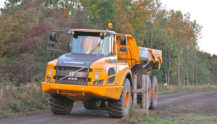 Volvo A25F articulated dumptruck