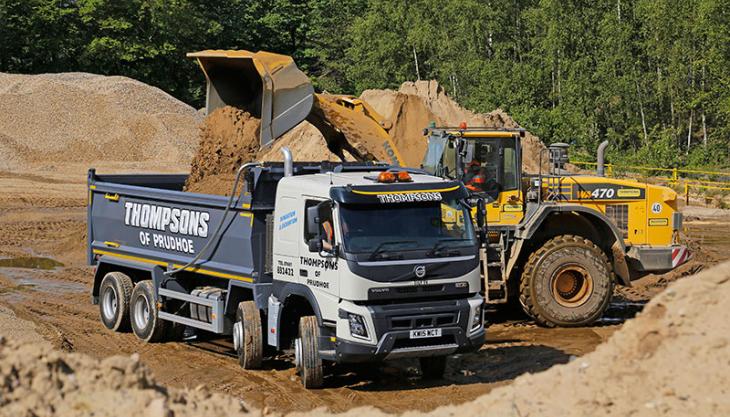 Volvo FMX truck with Thompson Loadmaster Lite bodies