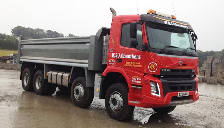 Volvo FMX 8x4 tipper truck Volvo FMX 8x4 tipper truck