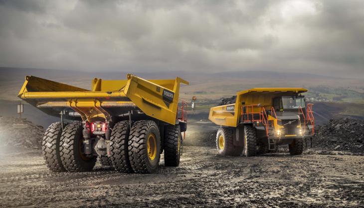 Volvo R60D rigid dumptrucks