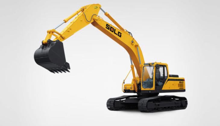 SDLG-branded crawler excavator