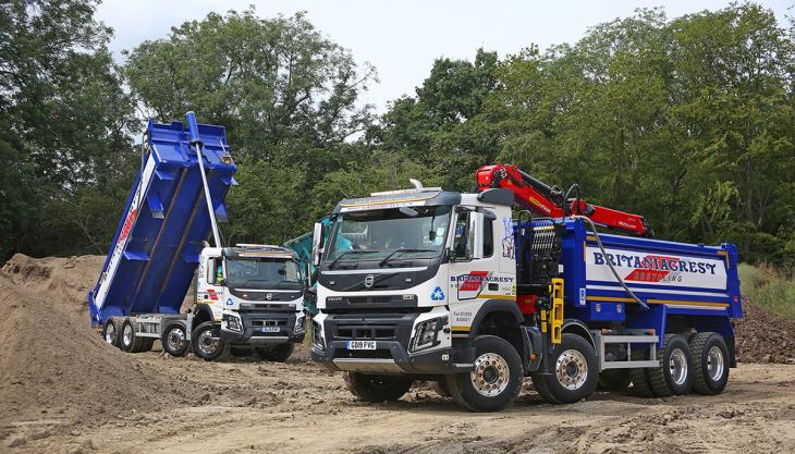 Volvo trucks for Britaniacrest Recycling