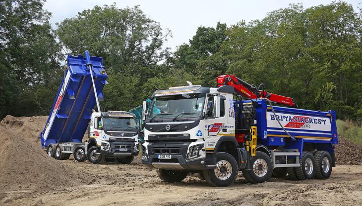New Volvo trucks for Britaniacrest Recycling Ltd Volvo trucks for Britaniacrest Recycling