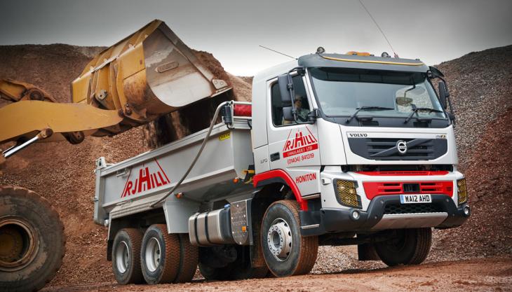 Volvo FMX six-wheel tipper