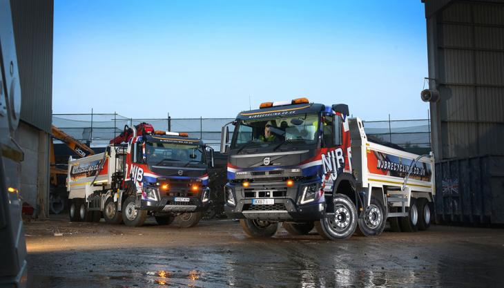 Volvo FMX tippers and FL rigid skiploaders Volvo Trucks