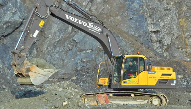 Volvo EC250D excavator