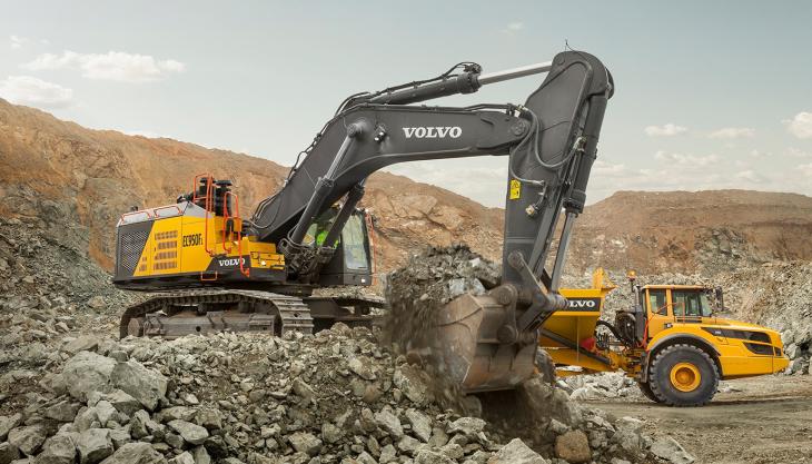 Volvo’s 90-tonne EC950F with Stage V engine Volvo EC950F excavator